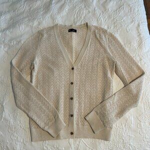 Gap Pointelle Cotton Cardigan (Size S)